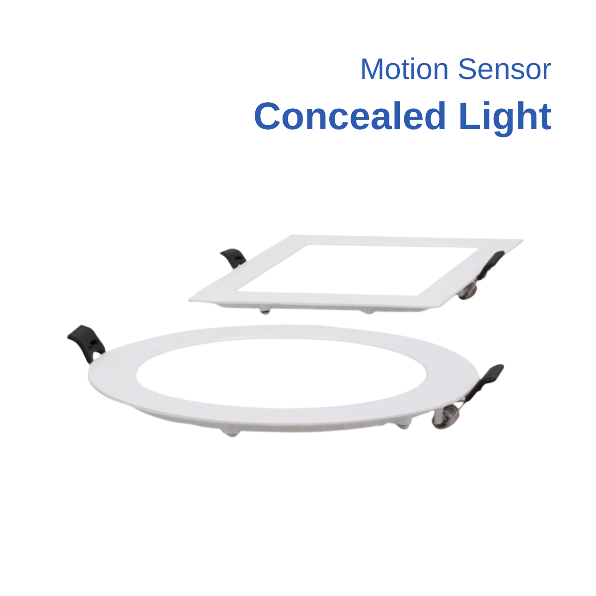 Motion Sensor Concealed Panel | 15W | 6 Inch | Aluminium Body LED Panel Light Concealed Type